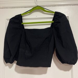 Black Off Shoulder Top Never Worn